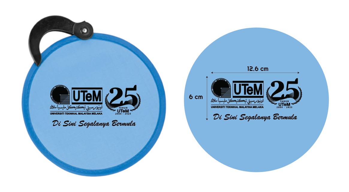 Foldable Hand Fan 25 Tahun UTeM