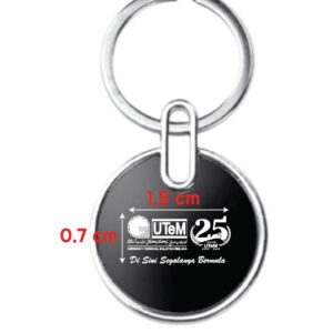 Keychain 25 Tahun UTeM (Design 2)
