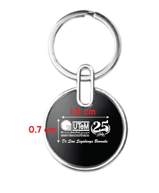 Keychain 25 Tahun UTeM (Design 2)